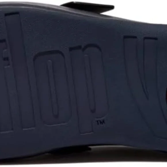 Fitflop Navy Mules with Silver Buckle - Picture 5 of 5